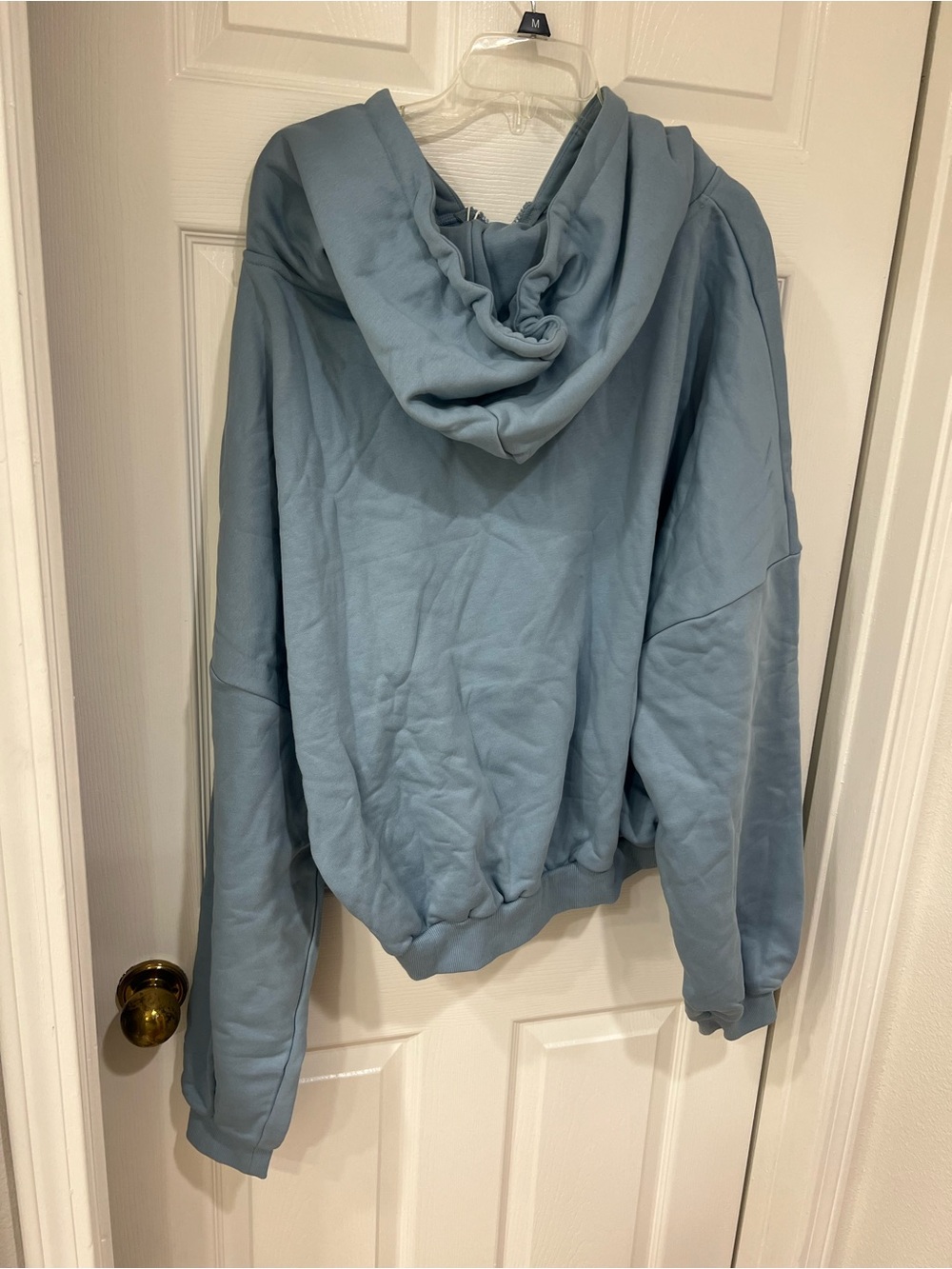 NEW Popflex Dusty Blue Zip Cloud Hoodie in “Blue Storm” - Picture 8 of 9